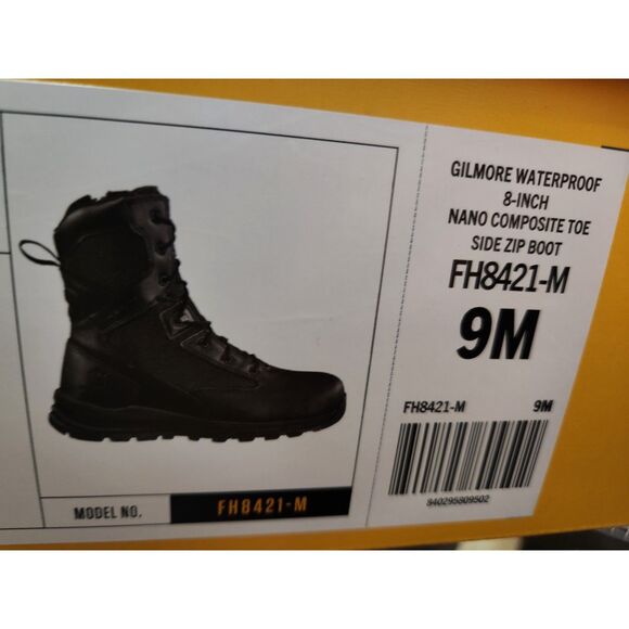Carhartt Gilmore Waterproof Nano Toe Side Zip Boot Men’s 9 Black main image 13